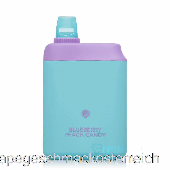 Kadobar X PK Brands PK5000 Einweg-Blueberry-Peach-Candy-Vape-Geschmack